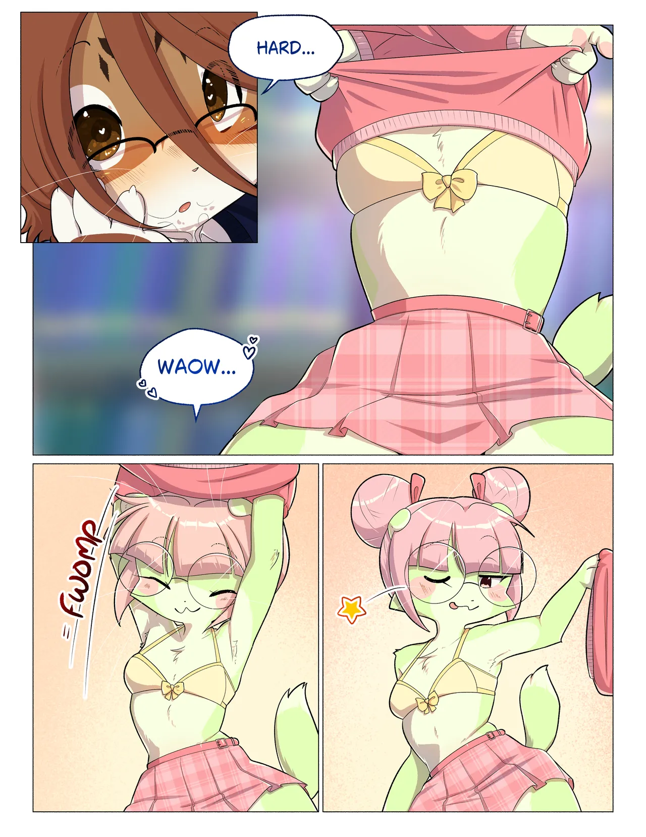 Orito and Minette: Visit the Library page 11 full