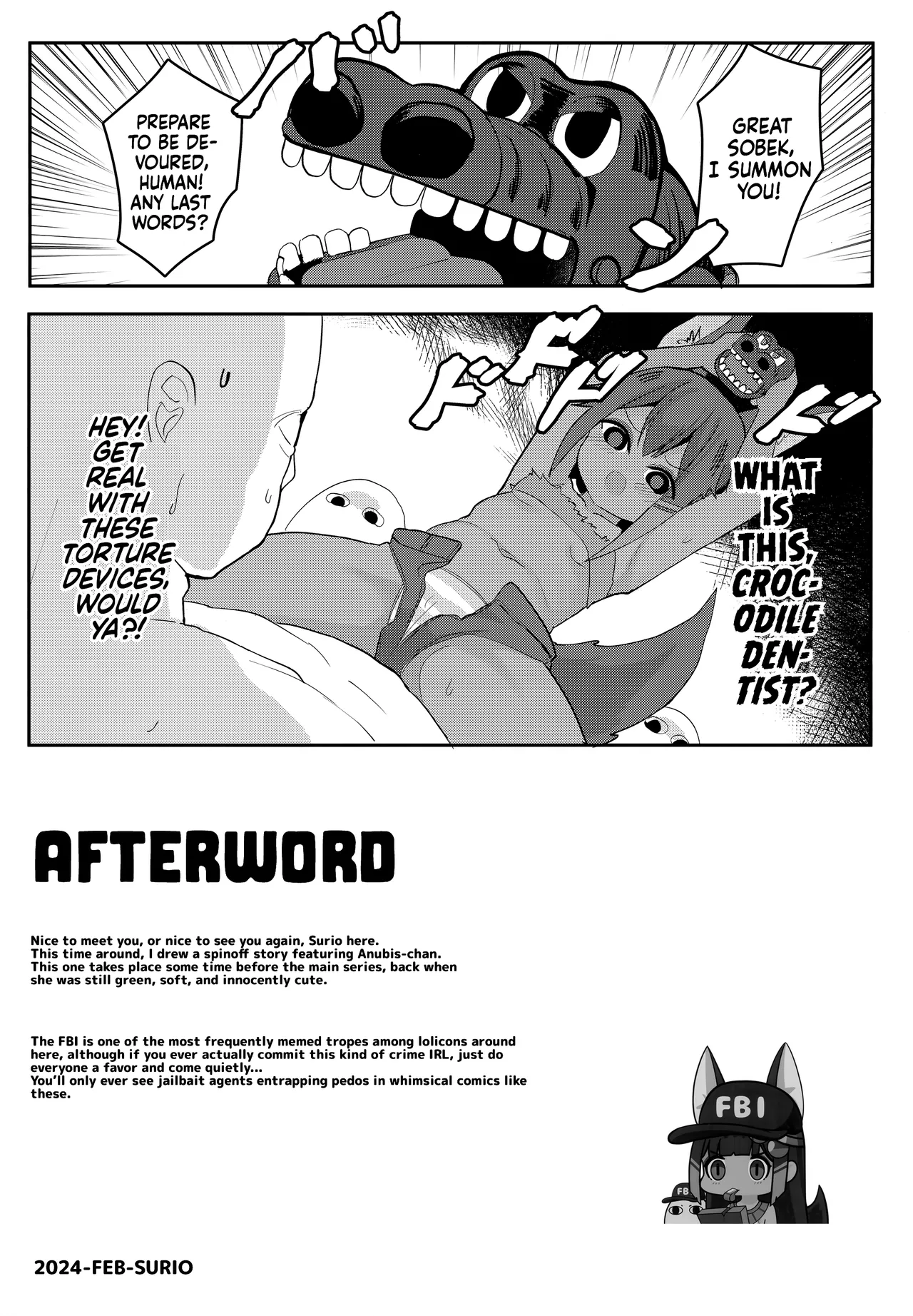 Anubis no Ero Chousa! Lolicon o Taihosuru yo | Anubis’s Naughty Investigation! Here to Apprehend Any and All Pedos! page 12 full