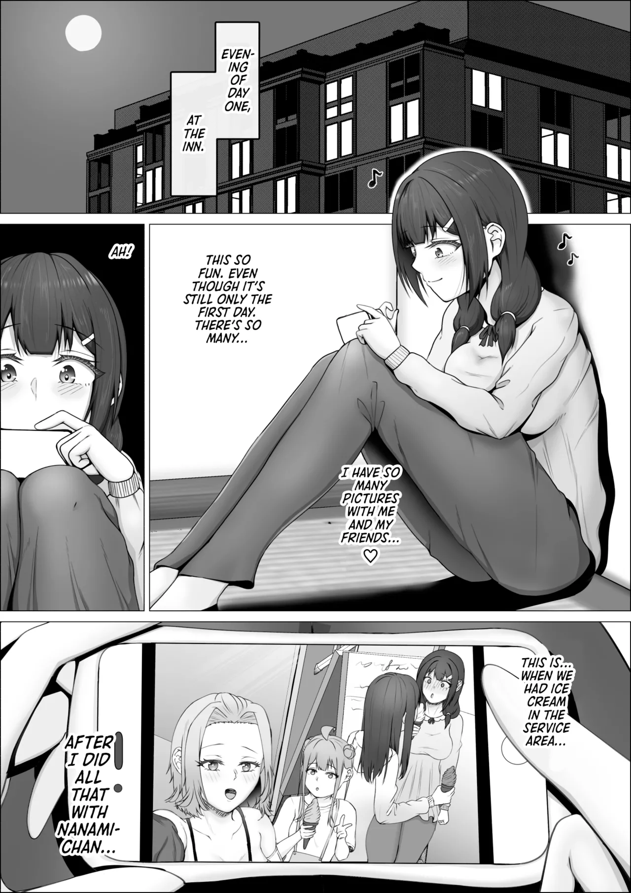 When The Gals In My Class Found Out That I Was A Futanari, They Started Freaking Out. #2 Erina and Momo Double Blowjob Bathhouse Edition page 2 full