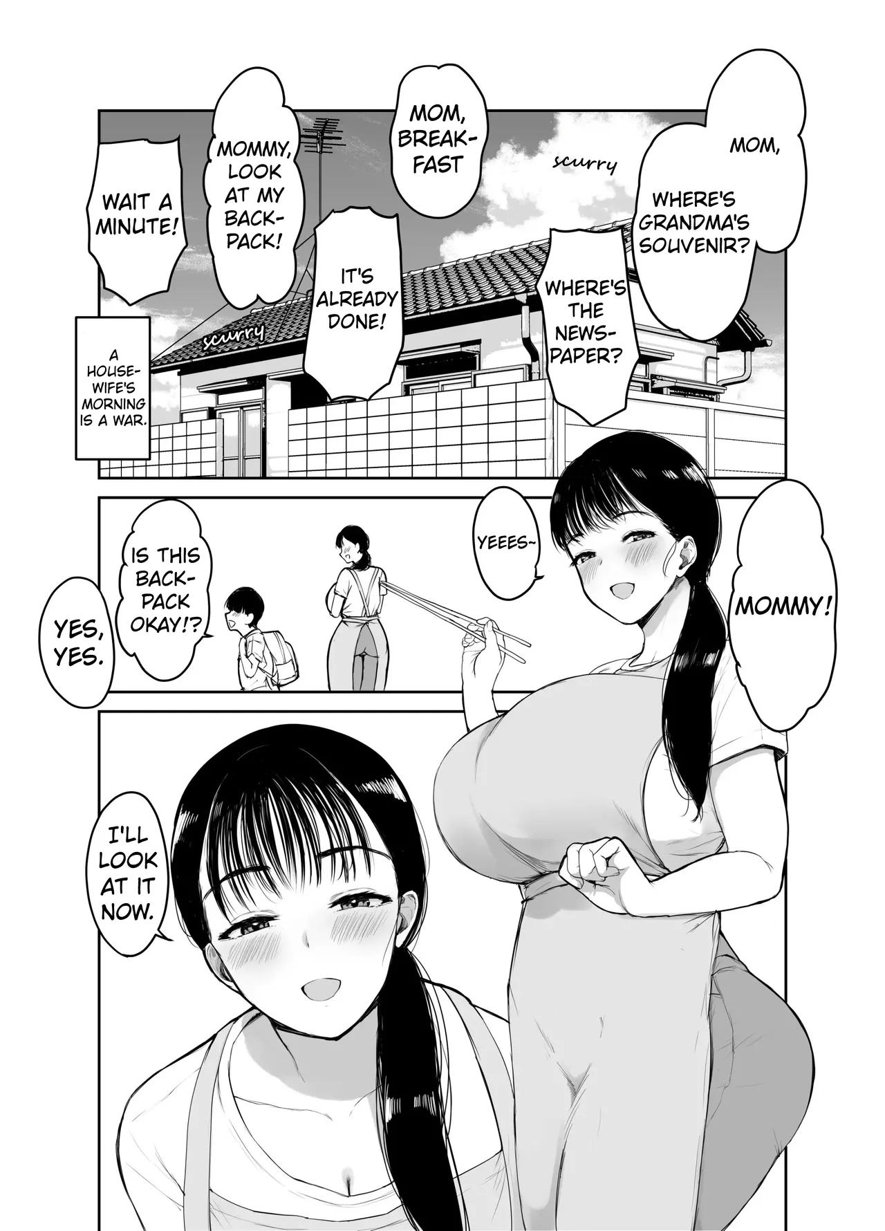 Okaasan ni wa Kore Gurai Shika Dekinaikara | For Mom the Only Option Left is Incest page 3 full