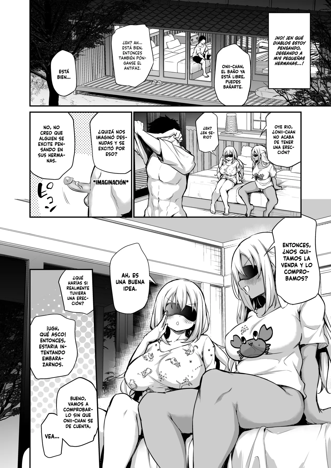 Imouto-tachi o Haramasenai to Derarenai Mura | Un Pueblo del que no Puedo Salir a Menos que Embarace a Mis Hermanas page 9 full