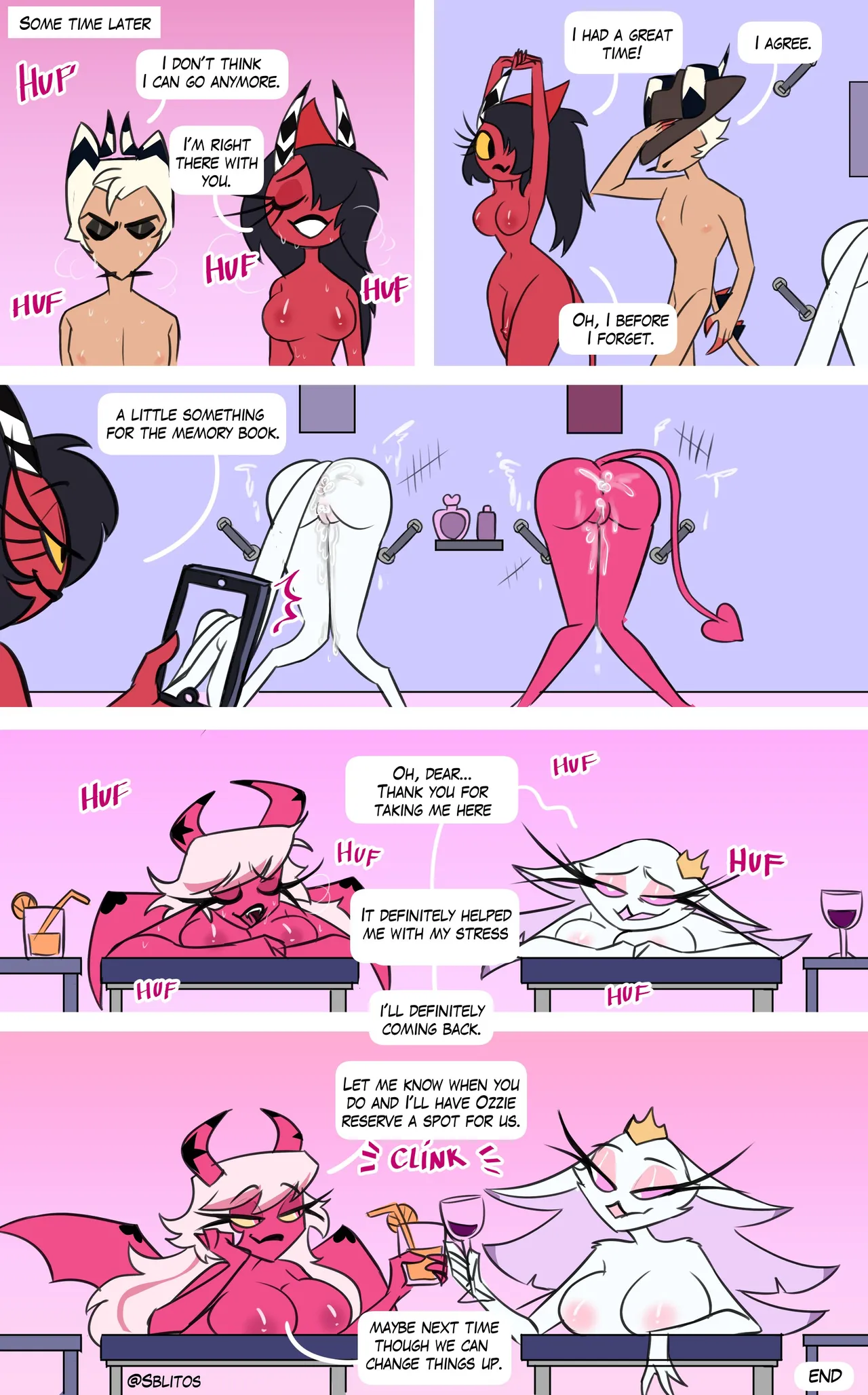 Stella x Striker x Verosika x Sallie May comic page 12 full
