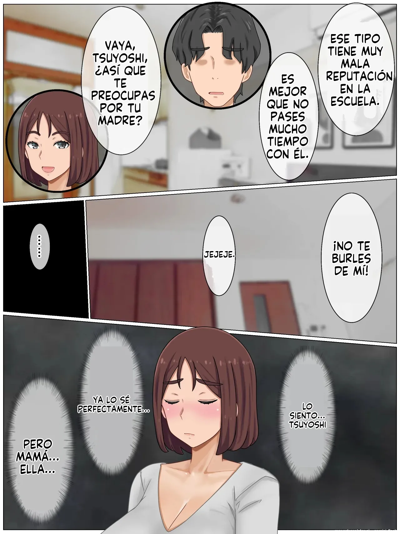 Iinari Kyonyuu Haha Saikin, Boku no Kaasan wa Gakkou Ichi no Furyou to Naka ga Ii  MTL page 4 full
