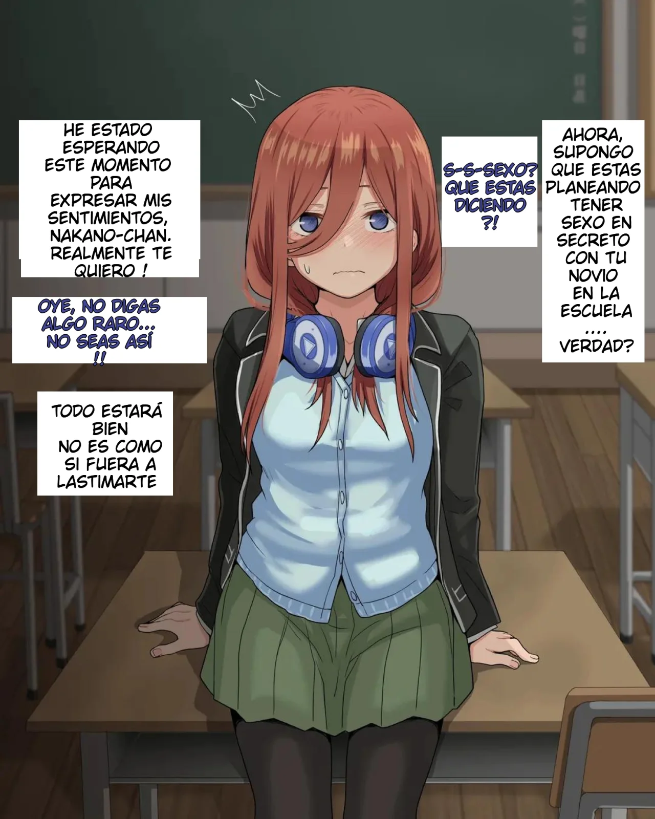3／5 Ryoujoku - Nakano Miku ~Netorare~ | Violación a la 3ra de las 5 Hermanas - Miku Nakano ~Netorare~ page 3 full