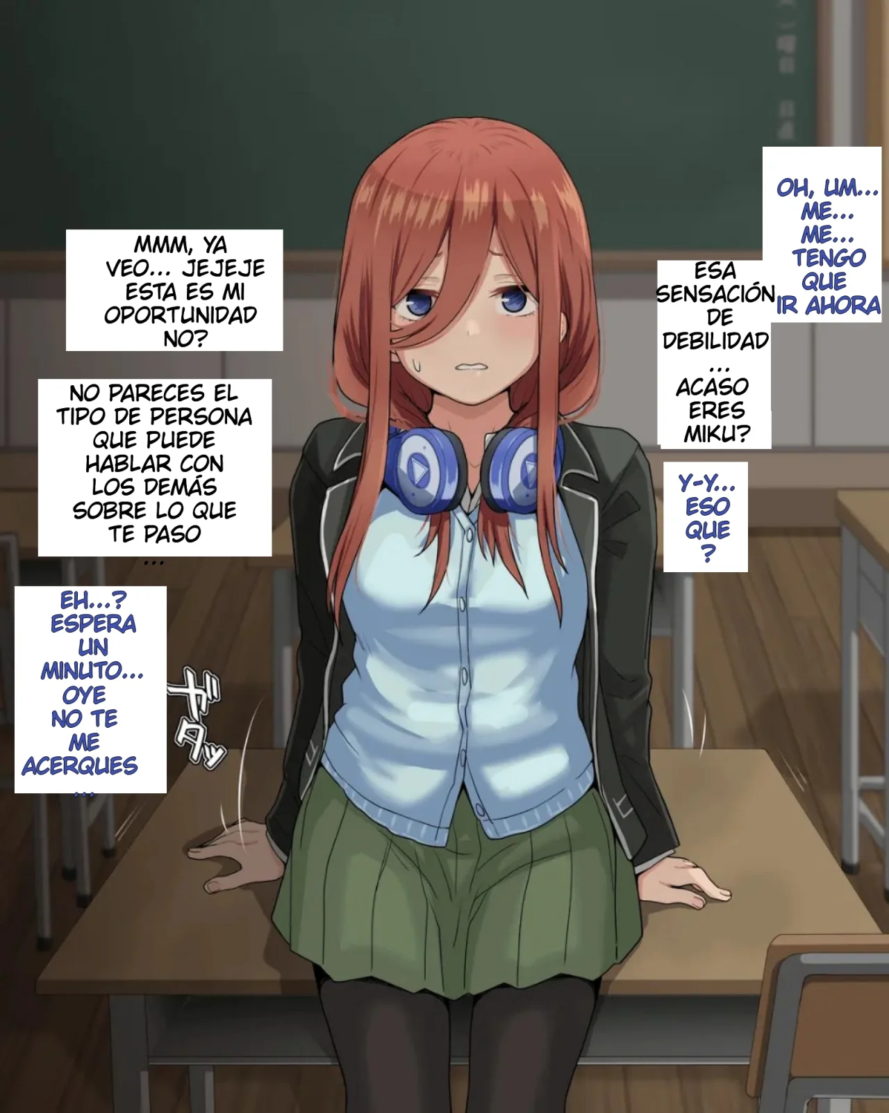 3／5 Ryoujoku - Nakano Miku ~Netorare~ | Violación a la 3ra de las 5 Hermanas - Miku Nakano ~Netorare~ page 4 full