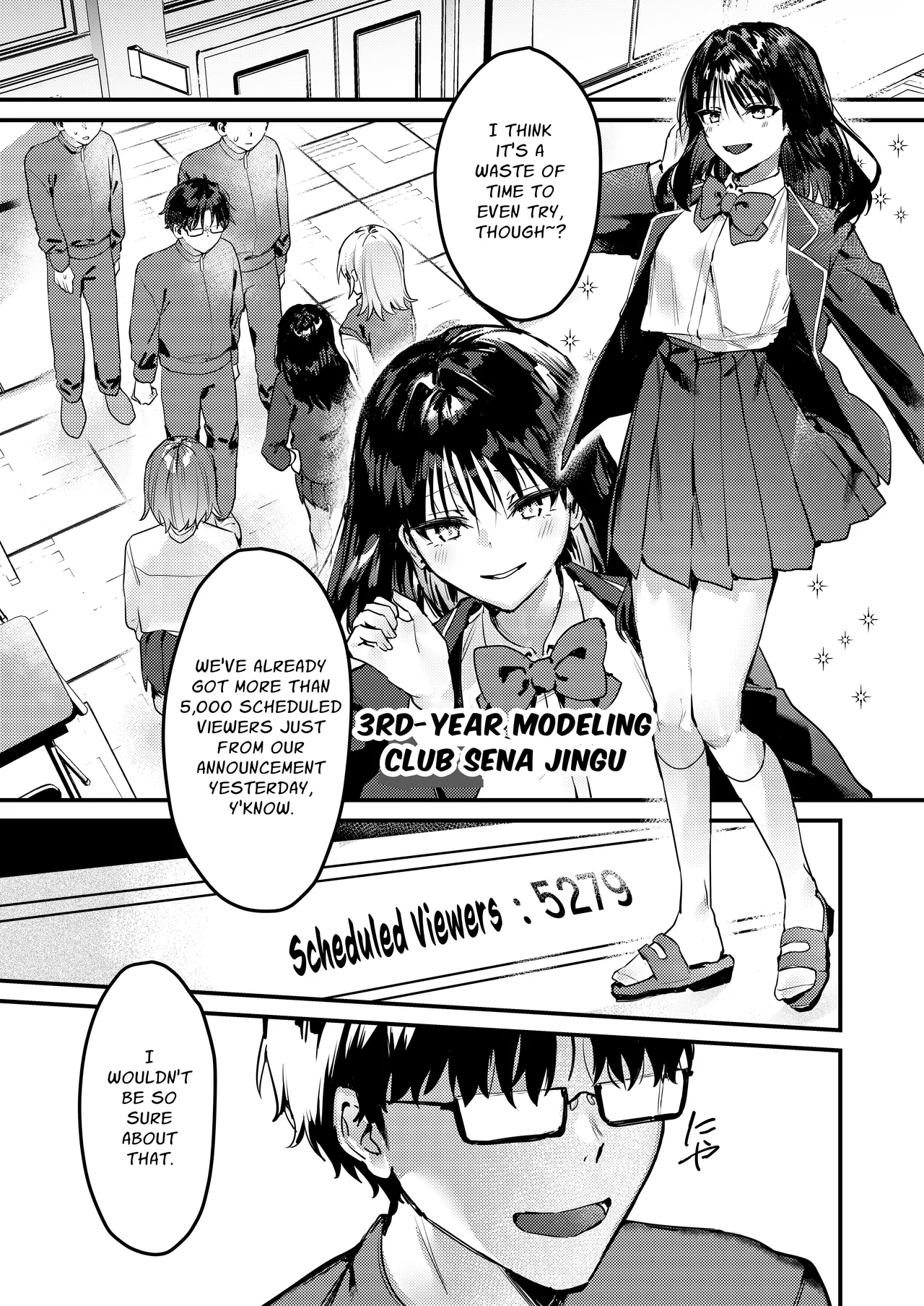 Watashi ga Haishin de Porori Shichau tte Uso Desu yo ne!? | It's Not True That My Breasts Will Be Exposed During The Live Stream, Right!? page 8 full