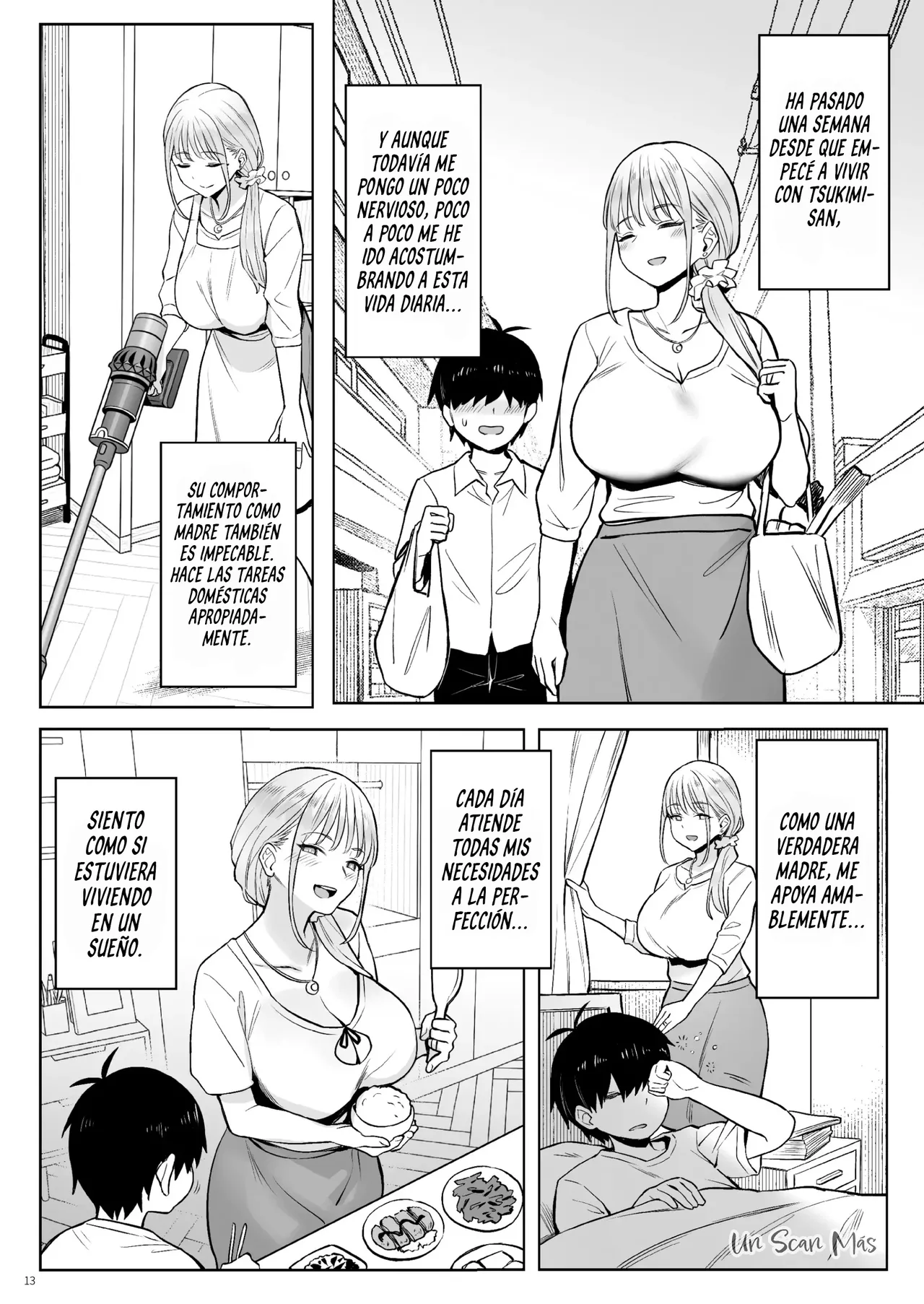 Moto Mahou Shoujo no Kazoku Banashi Tsuki｜La Historia Familiar de la Ex Chica Mágica Tsuki page 11 full