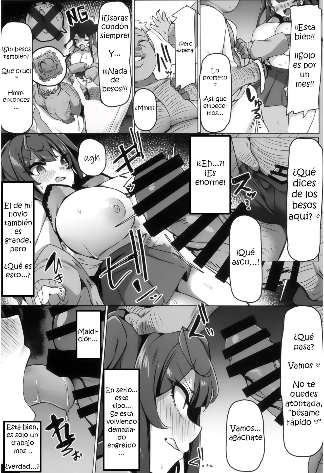Kareshi-kun Gomen.... Bishoujo Influencer Kairaku Ochi  | Mi novio… Lo Siento. La Caída de una Hermosa Influencer Ante el Placer. page 10 full