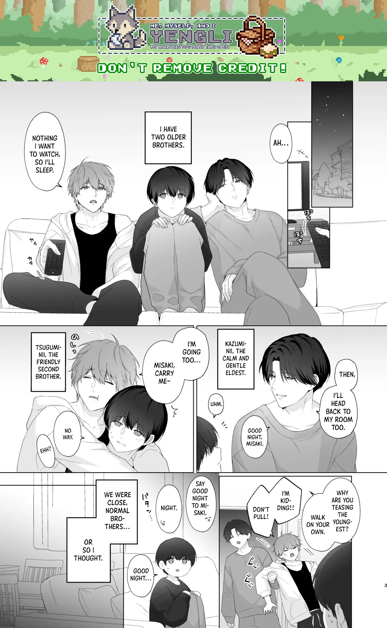 San Kyodai de Nakayoshi Etchi Chinan Ukete page 3 full