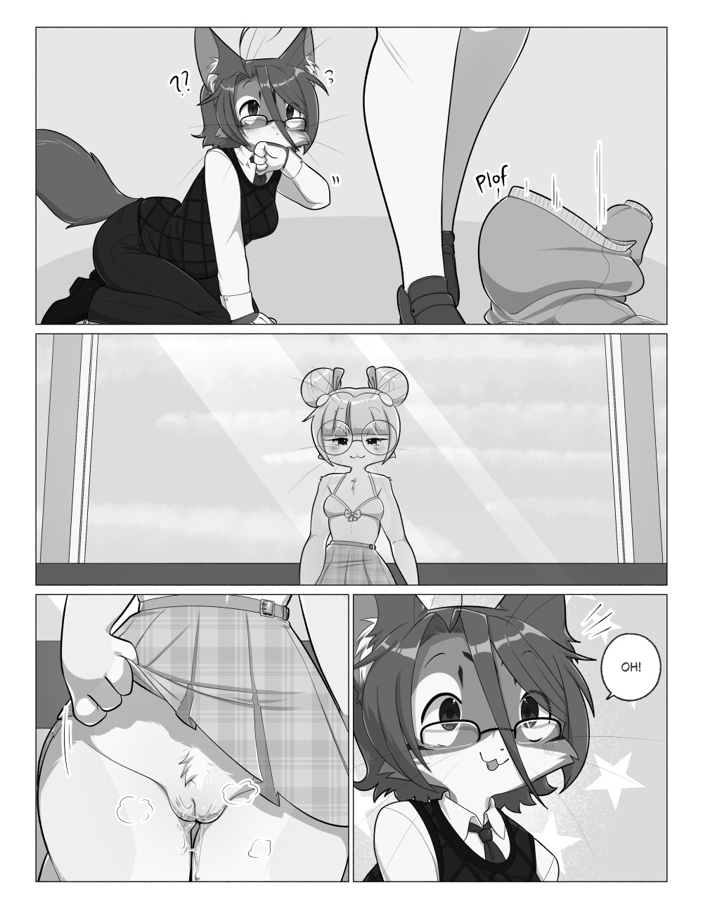 Orito and Minette: Visit the Library page 11 full