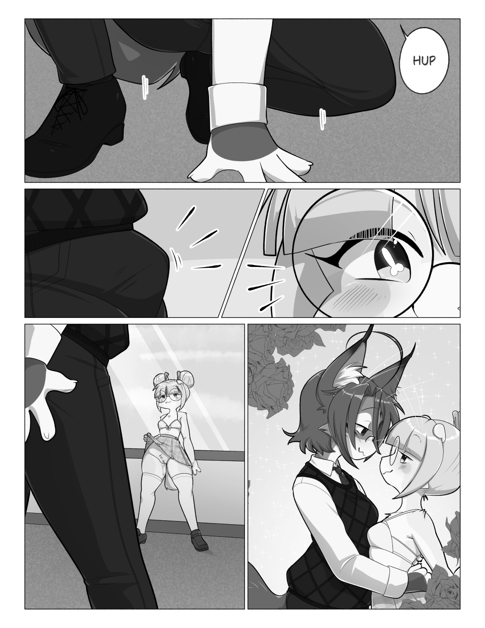 Orito and Minette: Visit the Library page 12 full