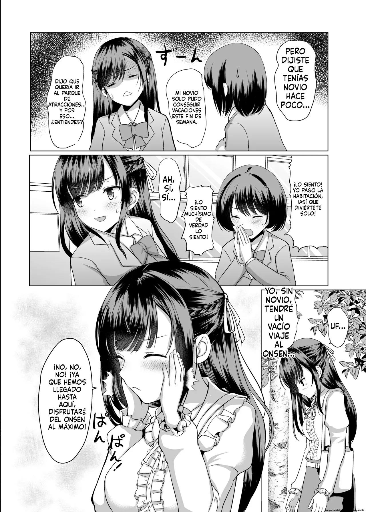 JK nanoni Onsen de Oji-san-tachi to Nakayoku Nacchatta｜Siendo de Preparatoria, Me Volví Amiga Sexual de unos Viejos en las Aguas Termales page 4 full