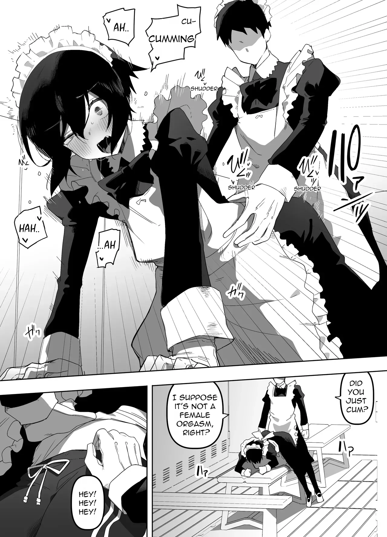 Nonke na Ore ga Doukyuusei ni Me o Tsukerare Mesu Ochi Suru Hanashi | A story about how a straight guy like me gets targeted by a classmate and turned into a woman page 12 full