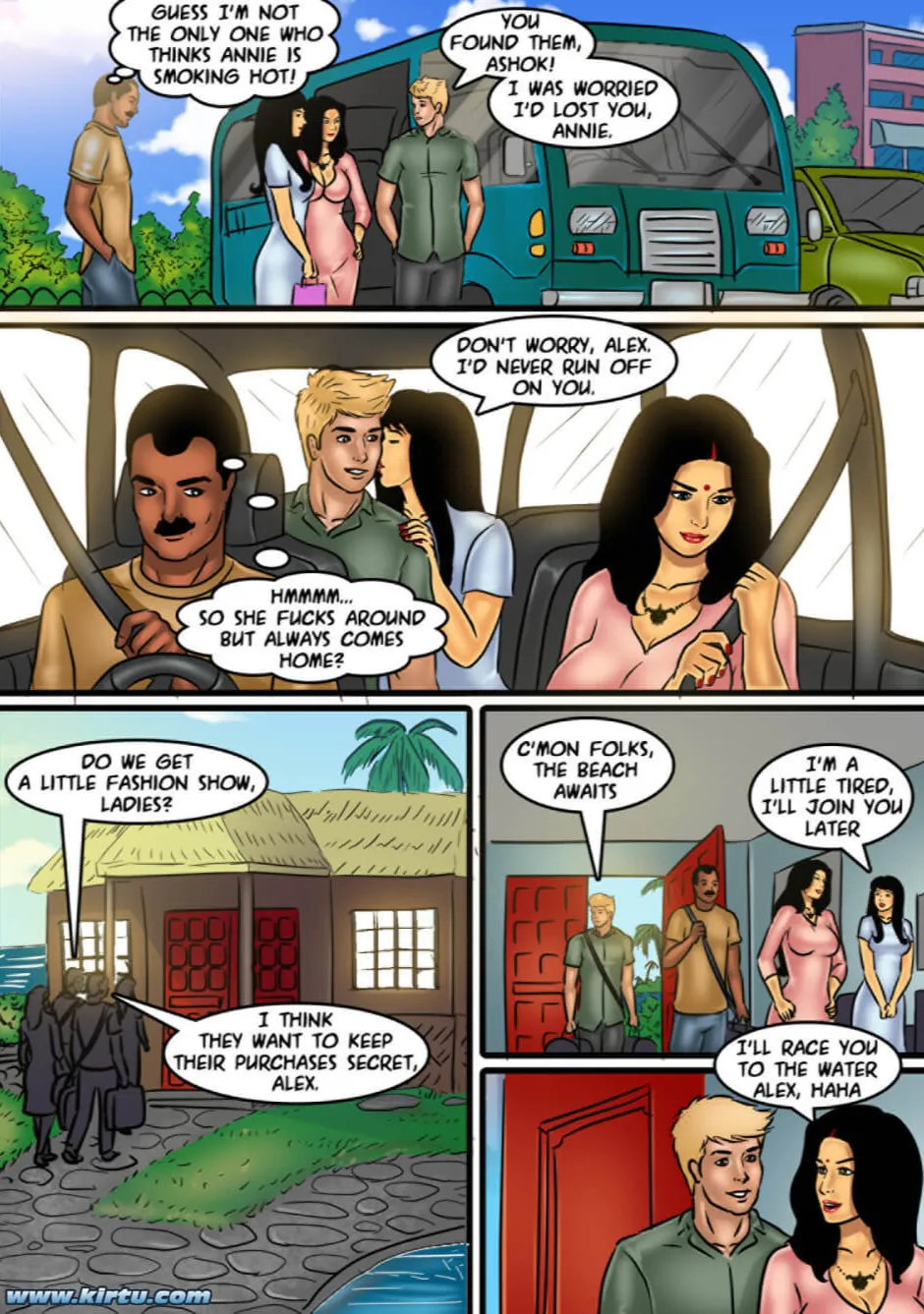 Savita Bhabhi Episode 61 Sex on the Beach page 12 full