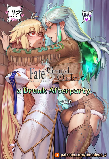 [Amadeus V] Kukulkan x Archetype Earth: a Drunk Afterparty (Futanari on Female) [AI Generated Comic] cover
