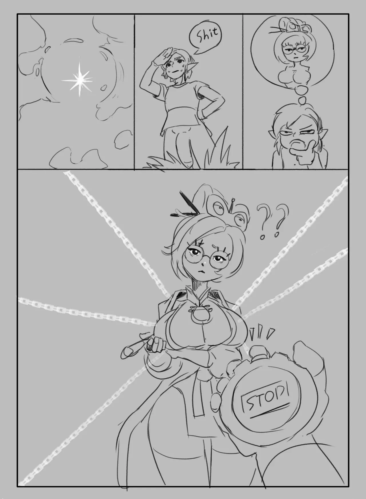 Time Stop Comic page 5 full