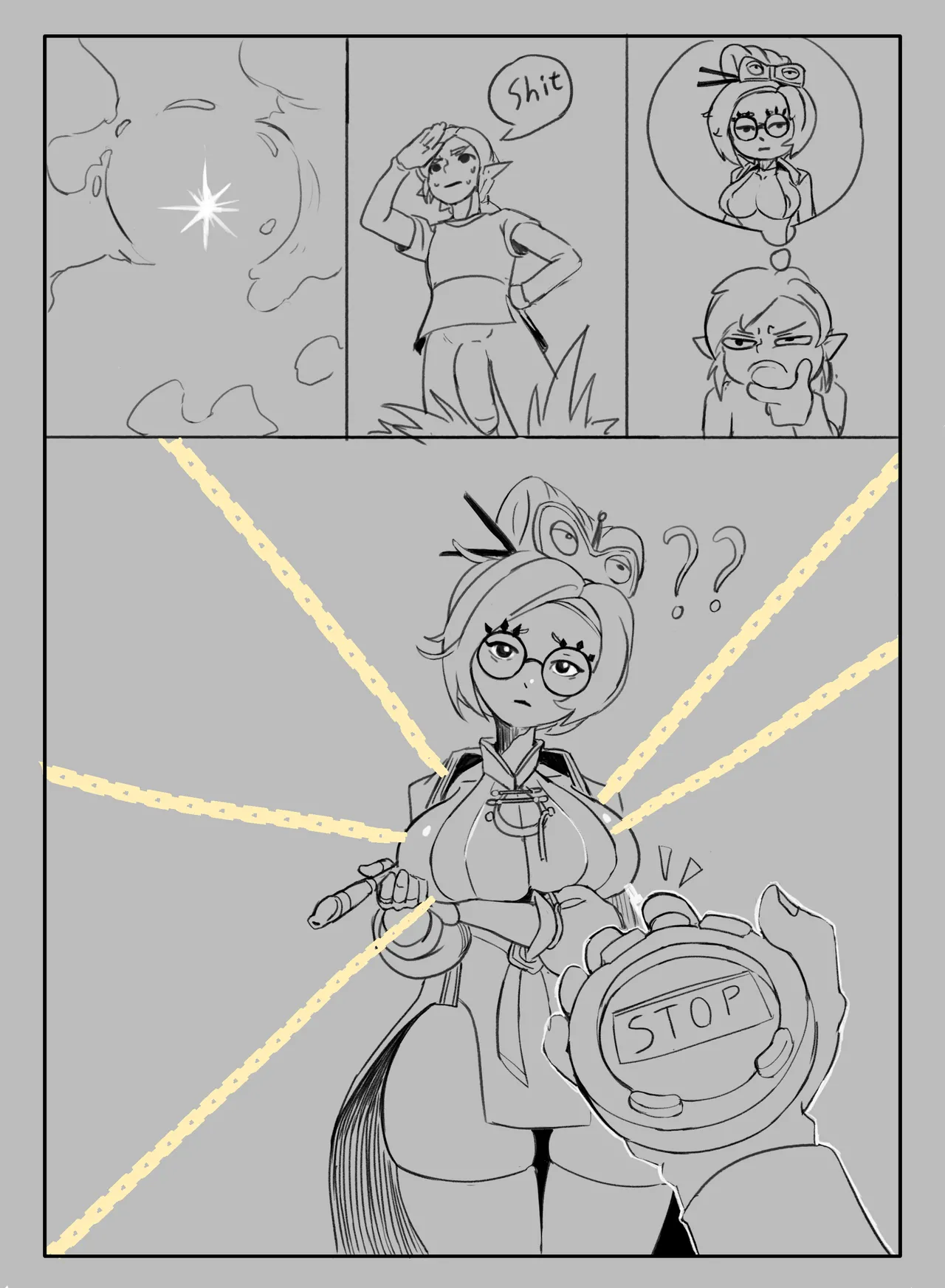 Time Stop Comic page 6 full