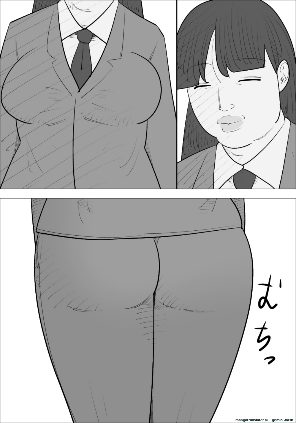 A married couple who have an unattractive mature woman act as their surrogate. page 6 full
