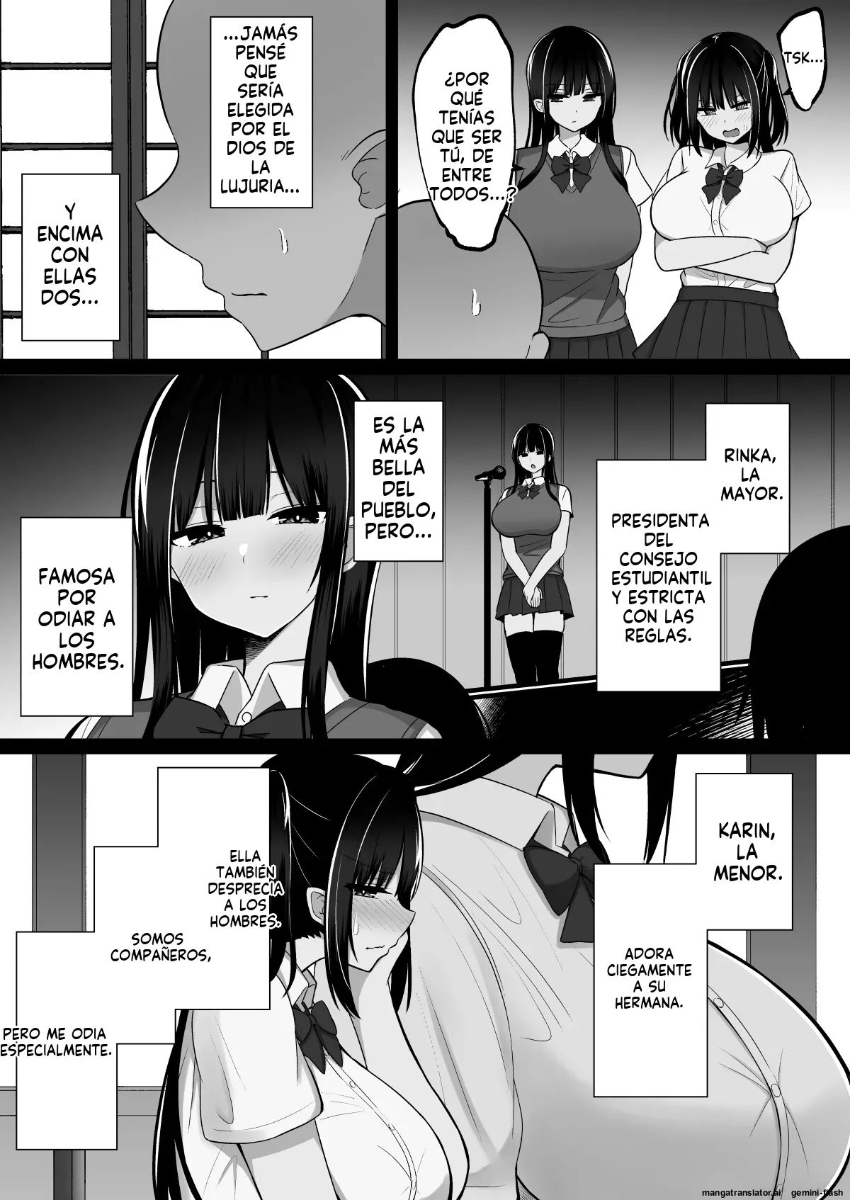 Inshin no Miko 1 Mura no Okute de Bokki Chinpo ni Sakaraenai Deka Chichi Miko Shimai to Jinja ni Tojikomerare…  MTL page 4 full