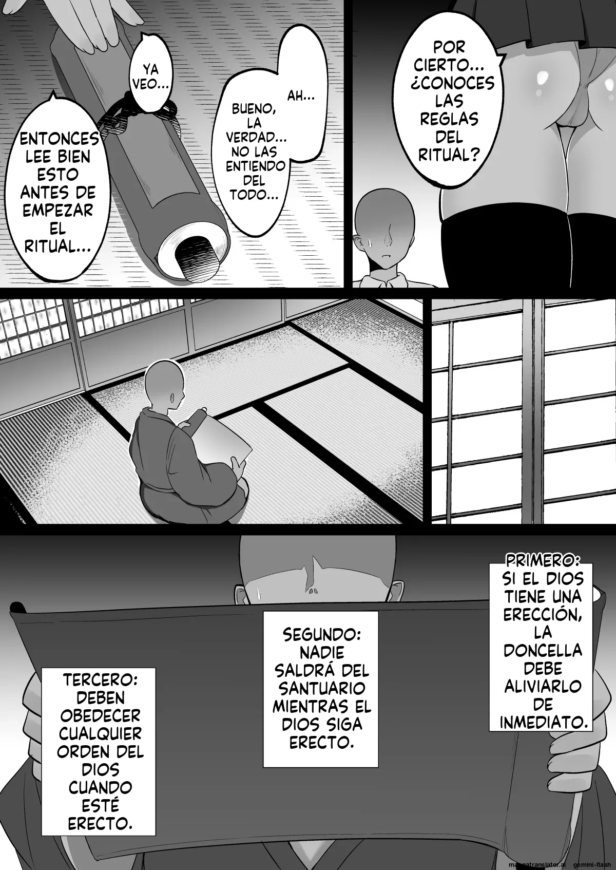 Inshin no Miko 1 Mura no Okute de Bokki Chinpo ni Sakaraenai Deka Chichi Miko Shimai to Jinja ni Tojikomerare…  MTL page 5 full