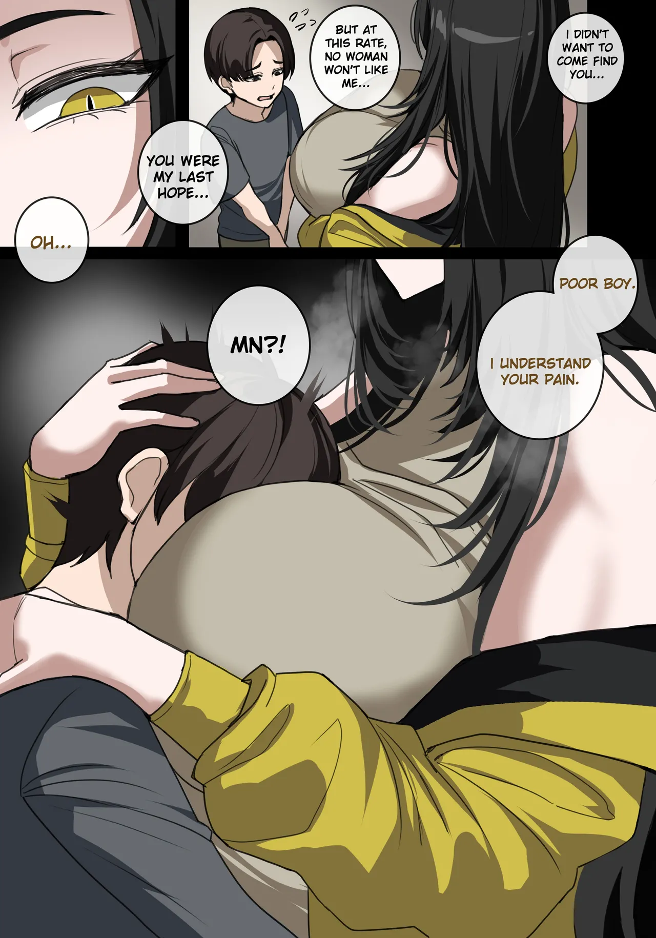 BANISHED SERPENT WASHES HER SINS WITH HER PUSSY. page 6 full