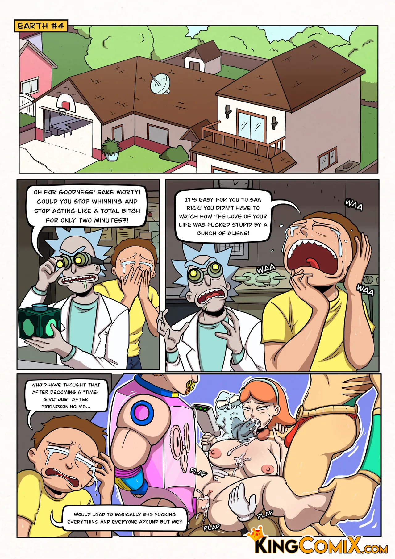 Rick and Morty another Morty's sex comic page 2 full