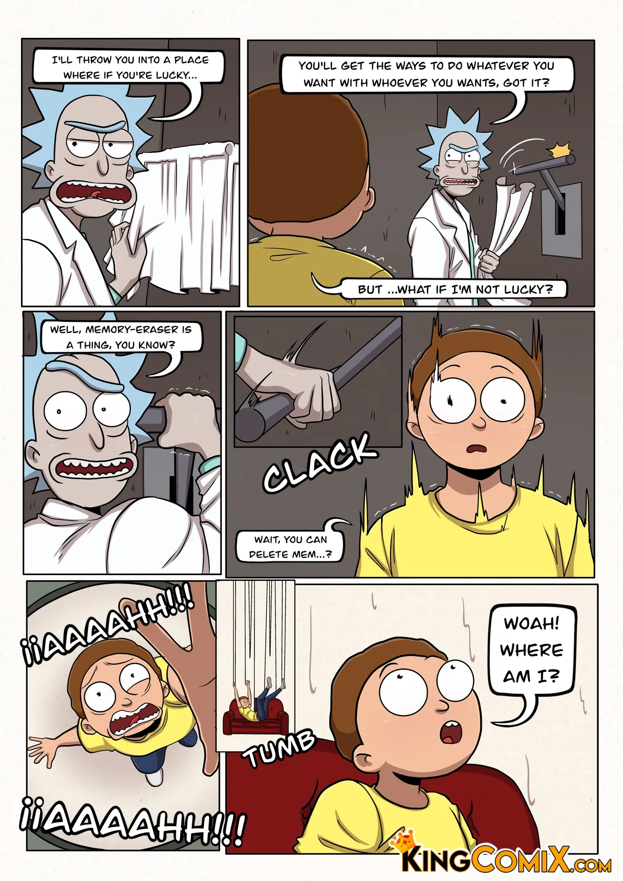 Rick and Morty another Morty's sex comic page 4 full