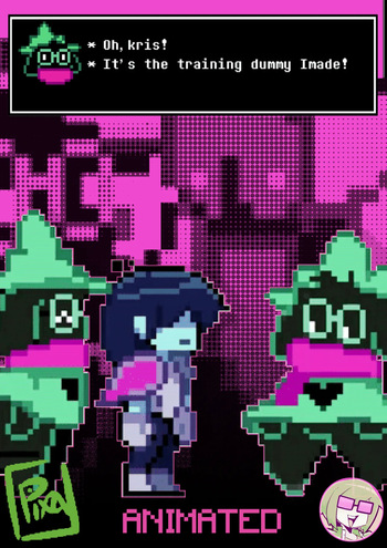 [Pixzapix] Training Dummy Ralsei (Deltarune) (Animated) cover