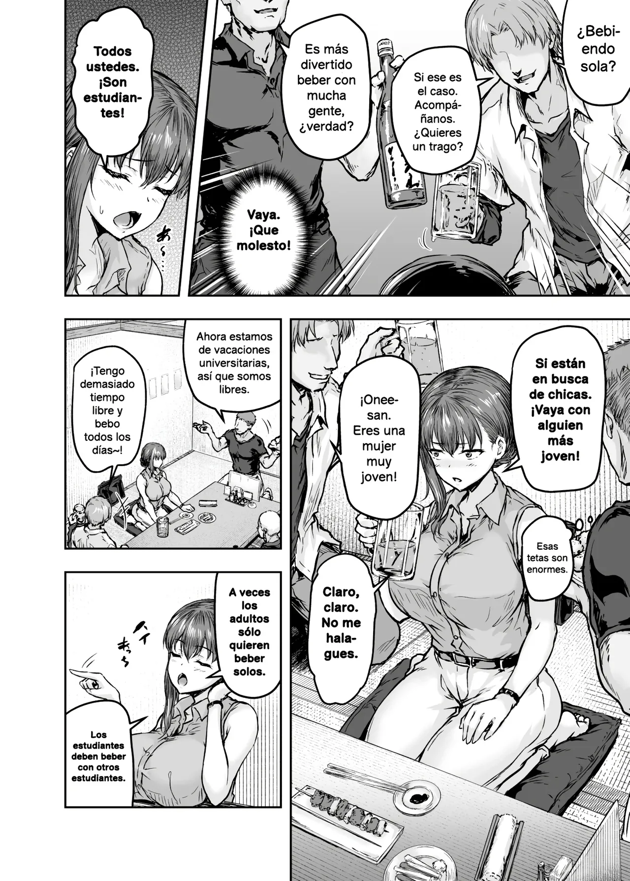 Watashi... Kaerare Chaimashita. - They Changed Me... -AroThir OL ga Yarichin Daigakusei-tachi no Chinpo ni Dohamari suru made- Soushuuhen｜Yo... Fui Sometida. - Ellos me Cambiaron... -Una Oficinista se Hizo Adicta a los Penes de un Grupo de Universitarios- Historia Completa page 11 full