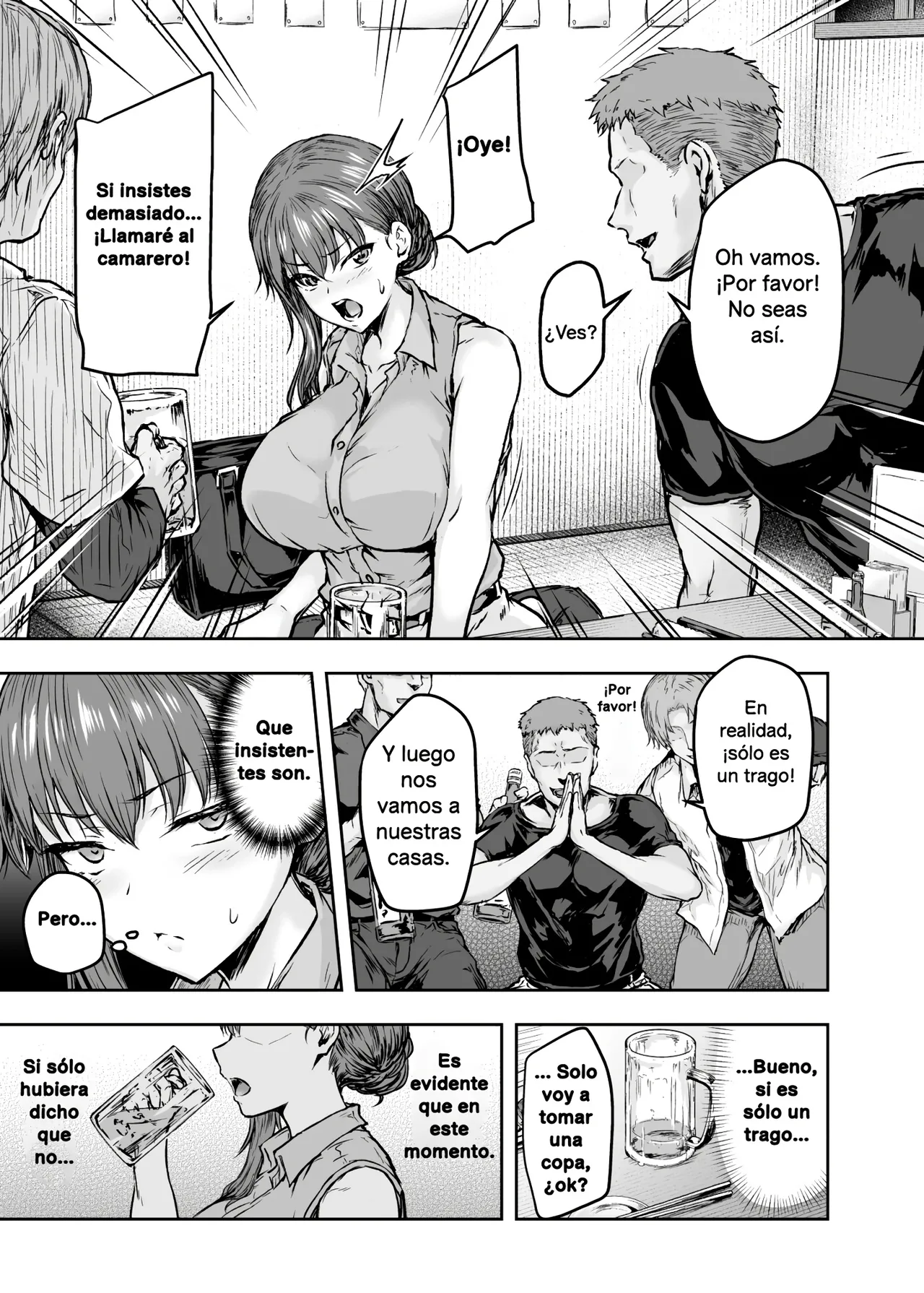 Watashi... Kaerare Chaimashita. - They Changed Me... -AroThir OL ga Yarichin Daigakusei-tachi no Chinpo ni Dohamari suru made- Soushuuhen｜Yo... Fui Sometida. - Ellos me Cambiaron... -Una Oficinista se Hizo Adicta a los Penes de un Grupo de Universitarios- Historia Completa page 12 full