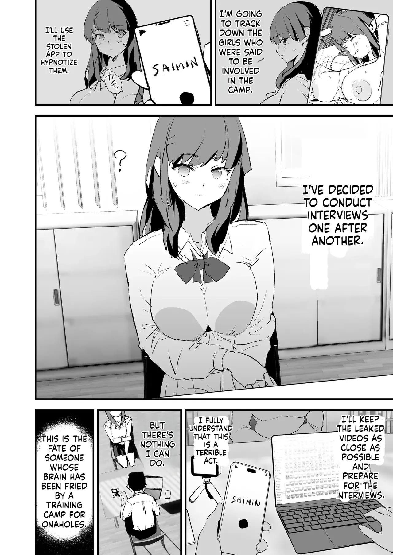 Onaho Gasshuku Saimin Dosukebe Interview - Ippatsume to Nihatsume! page 5 full