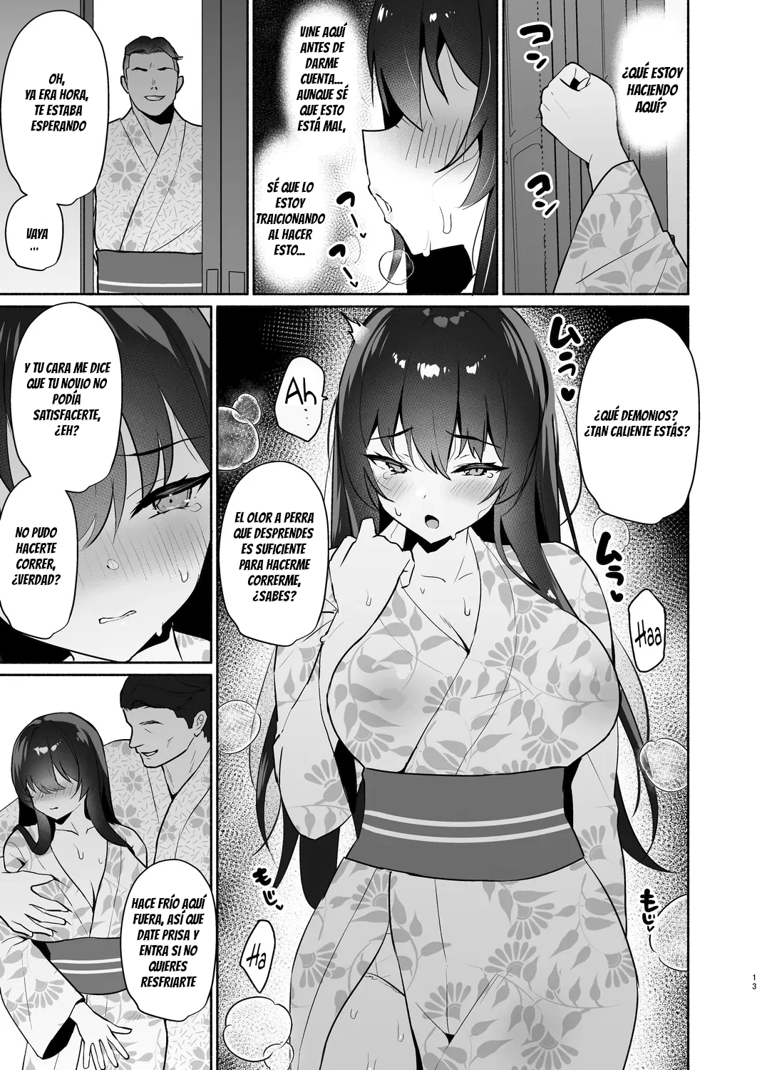 Boku no Kanojo wa Midasareru -Ryokan Hen-｜Mi Novia es Follada -En la Posada- page 12 full