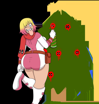 [ComicalWeapon] Hall of Mirrors - Gwenpool (+ Aqua & Cammy) cover