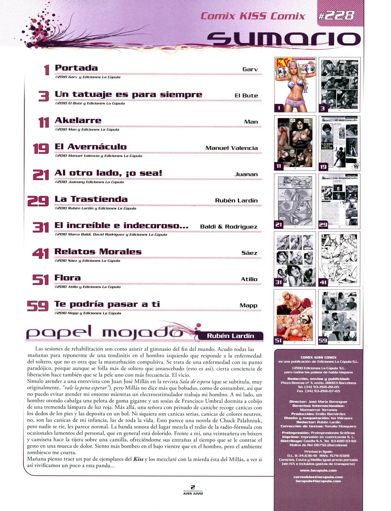 Kiss Comix #228 page 2 full