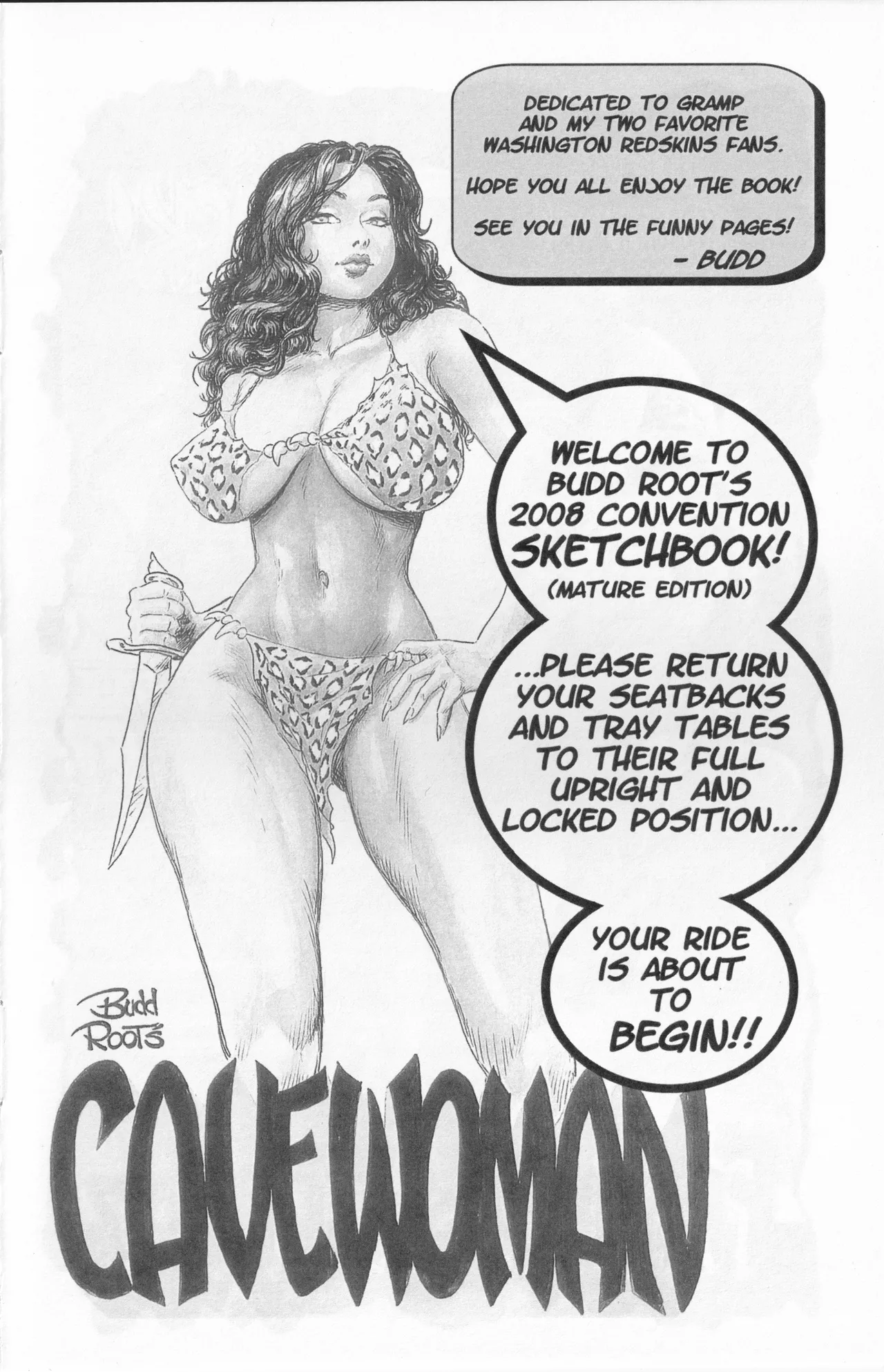 Cavewoman & Fiends - Mature Edition - A Sketchbook By Budd Root page 3 full