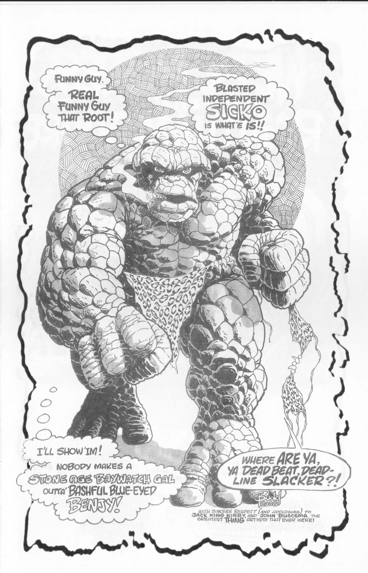 Cavewoman & Fiends - Mature Edition - A Sketchbook By Budd Root page 5 full
