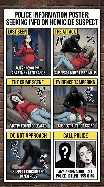Crime Info Poster 1: Fetal Theft (AI Generated) cover