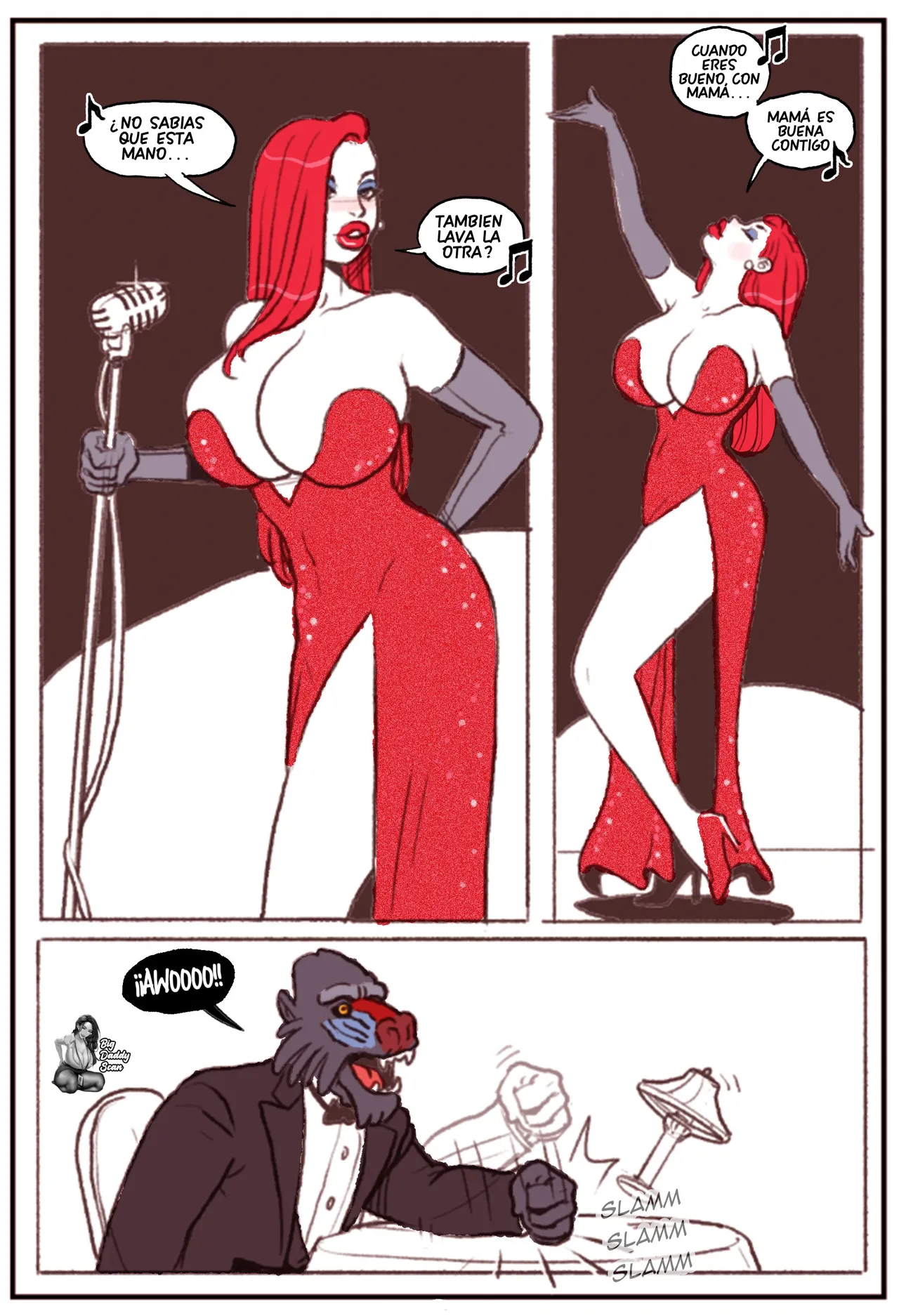 Mandrill ~Quien Se Follo A Jessica Rabbit~ page 12 full