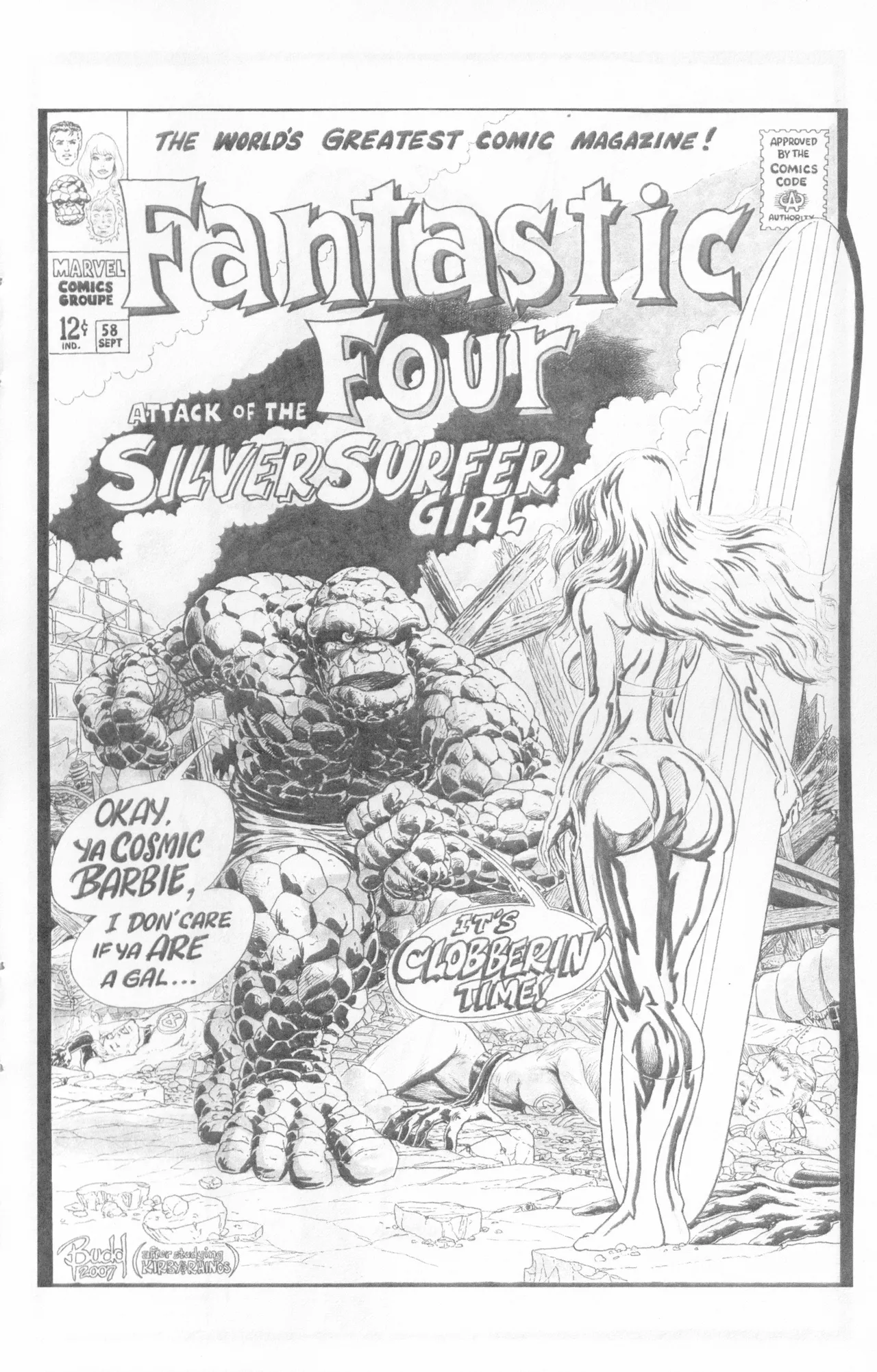 The Cave Drawings of Budd Root - 2009 Convention Art Book page 11 full