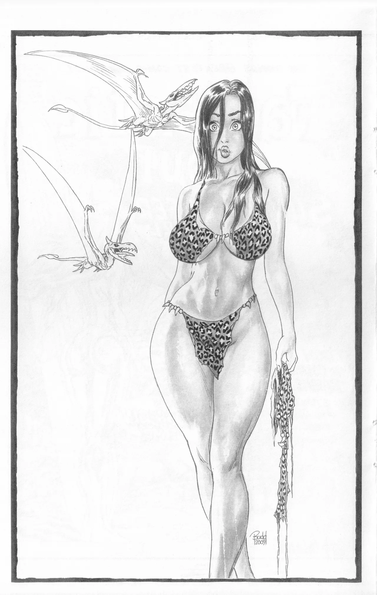 The Cave Drawings of Budd Root - 2009 Convention Art Book page 12 full