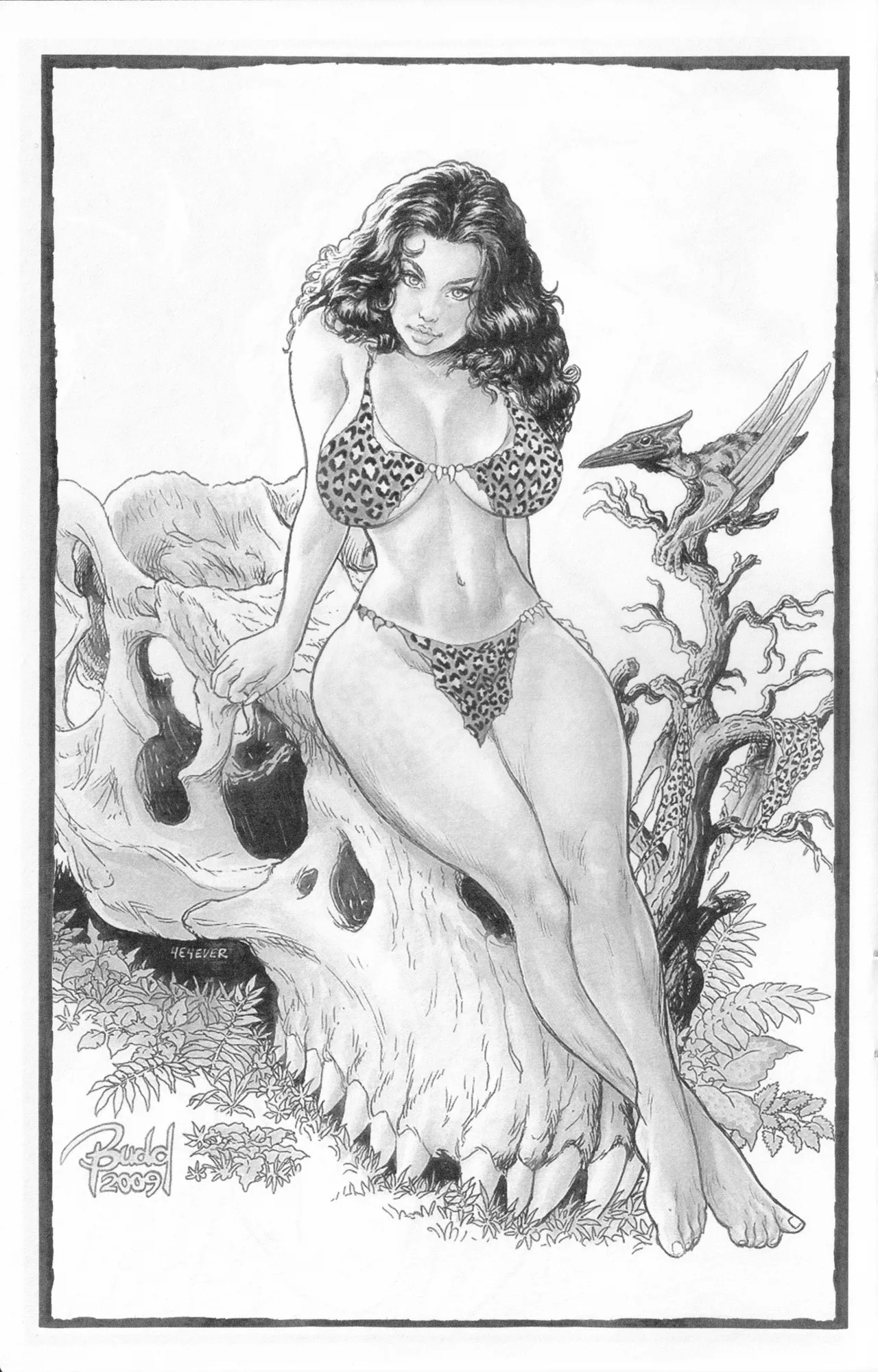 The Cave Drawings of Budd Root - 2009 Convention Art Book page 6 full