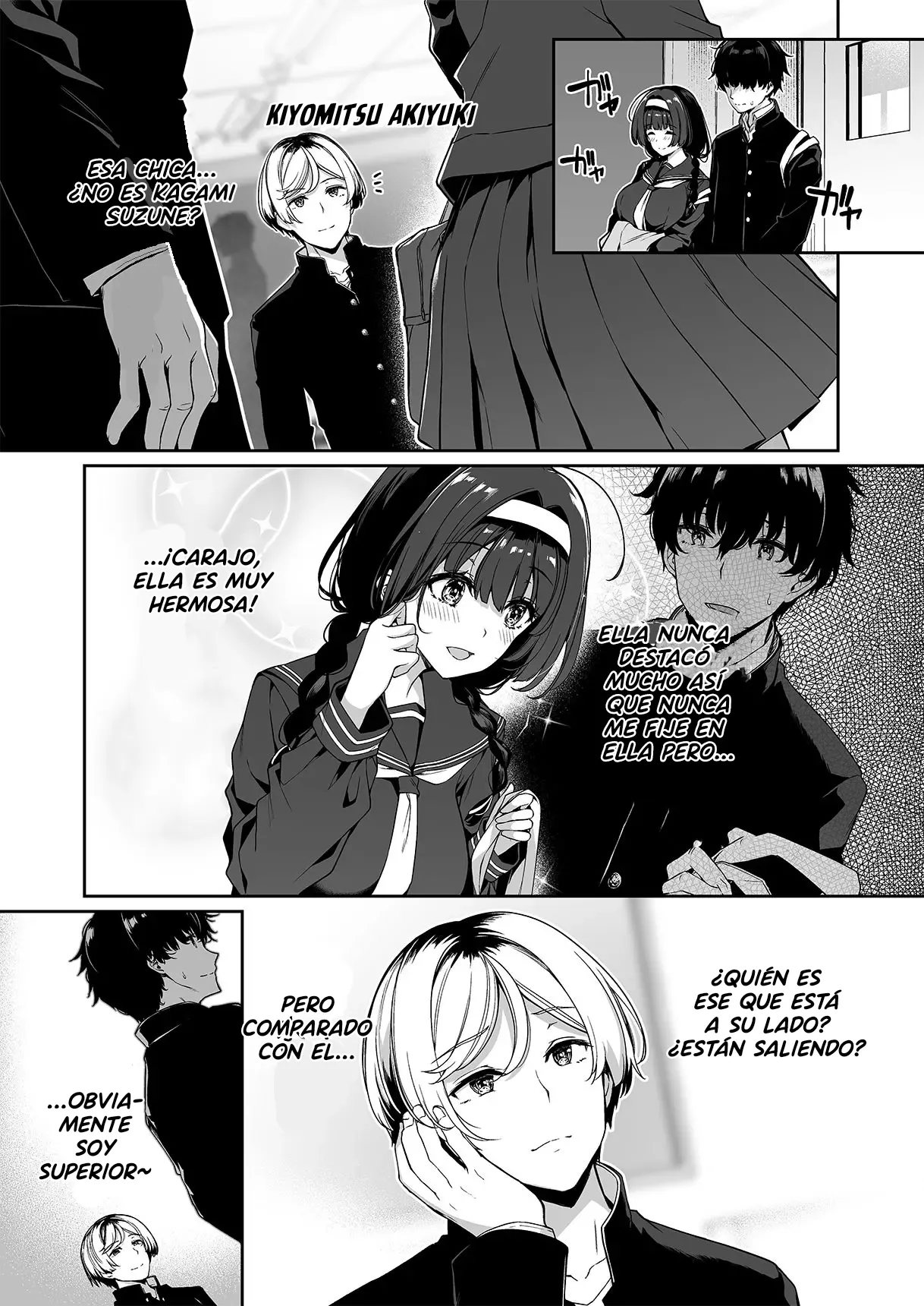 InCha Couple ga You Gal-tachi to SEX Training Suru Hanashi 2| La Tímida Pareja y las Brillantes Gals Tienen Entrenamiento Sexual Juntos 2 page 8 full