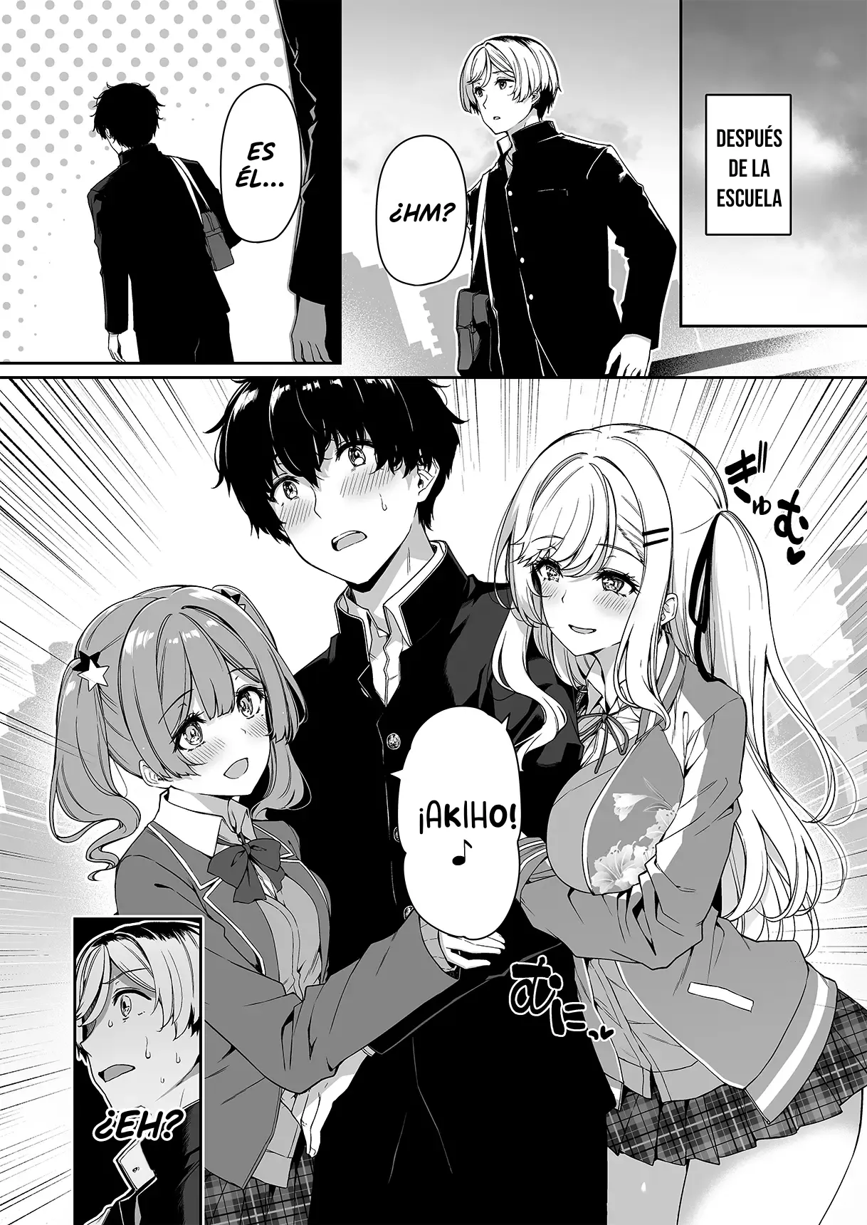 InCha Couple ga You Gal-tachi to SEX Training Suru Hanashi 2| La Tímida Pareja y las Brillantes Gals Tienen Entrenamiento Sexual Juntos 2 page 9 full