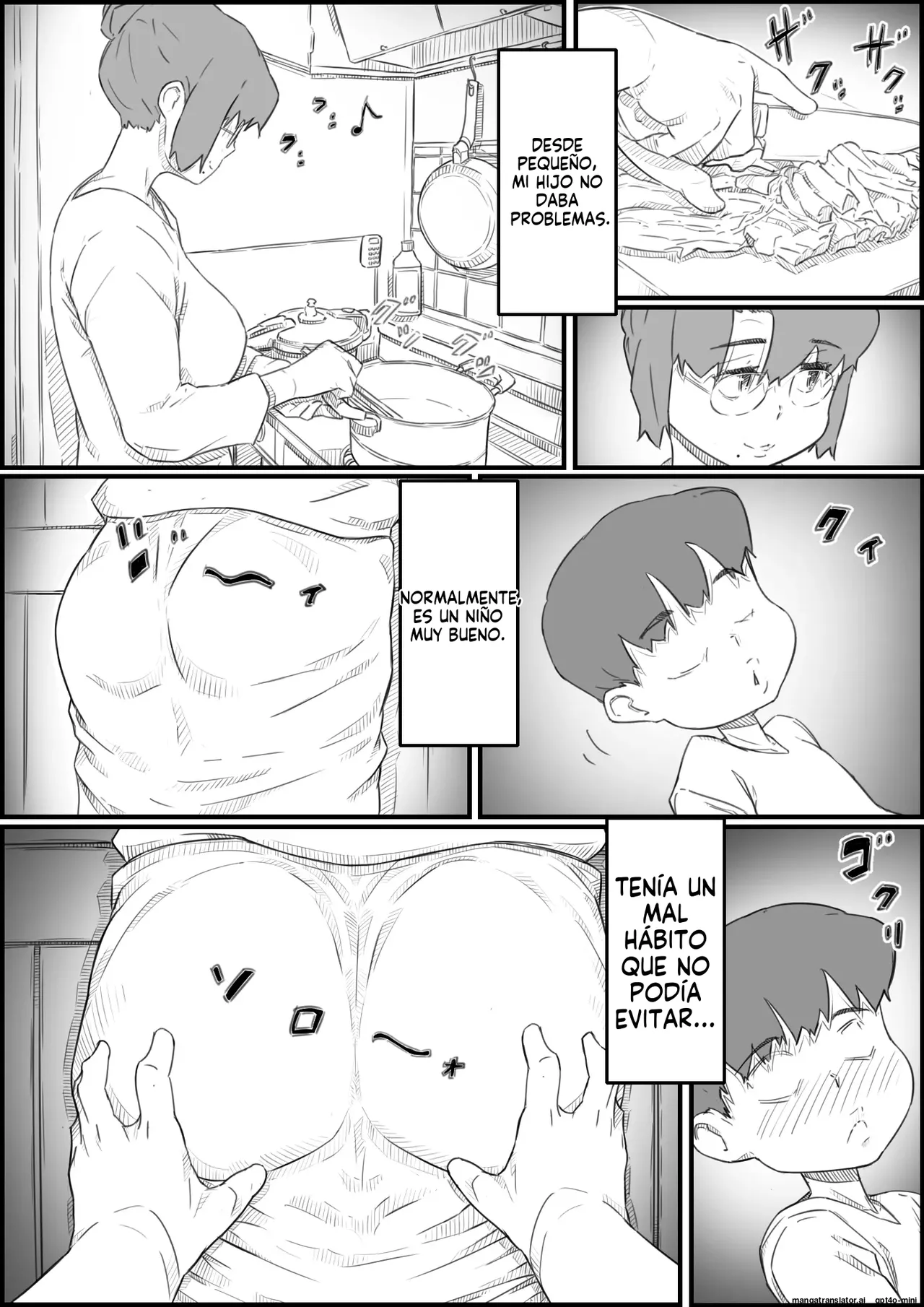Hitori Kurashi no Musuko no Heya de... Chizuru-san no Baai｜En la habitación de mi hijo, que vive solo... El caso de Chizuru page 4 full