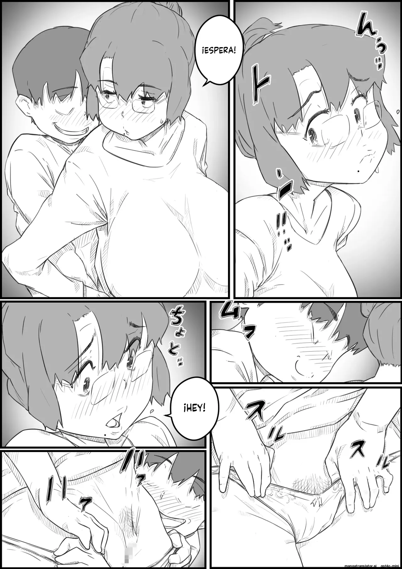 Hitori Kurashi no Musuko no Heya de... Chizuru-san no Baai｜En la habitación de mi hijo, que vive solo... El caso de Chizuru page 5 full