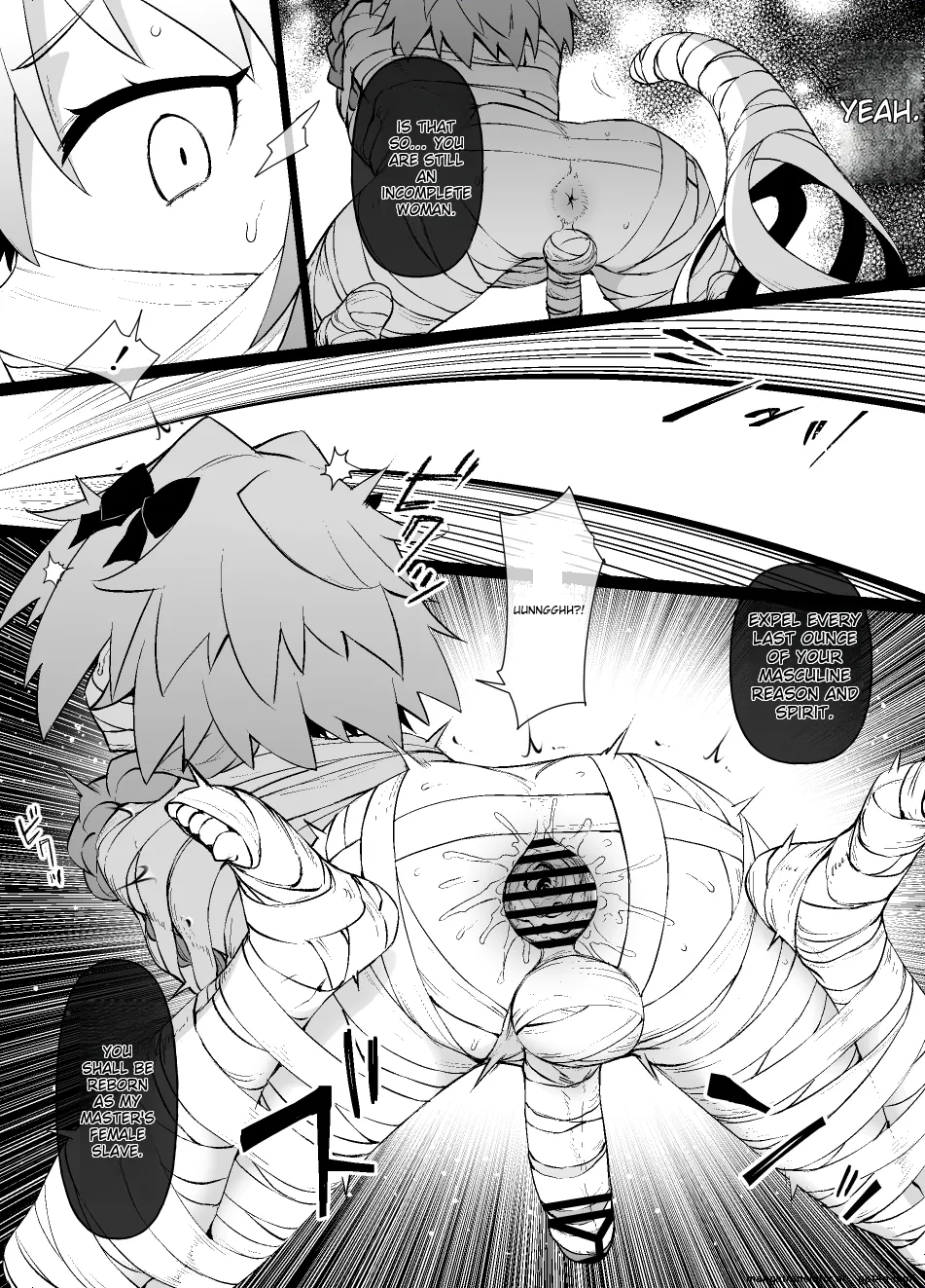 FGO MC Tokuiten - Astolfo Otokonoko & Futanari Nyotaika Hen page 3 full