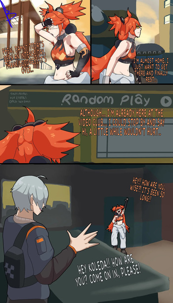 (Red_and_Blu) Quick visit to a friend (ends in sex) cover
