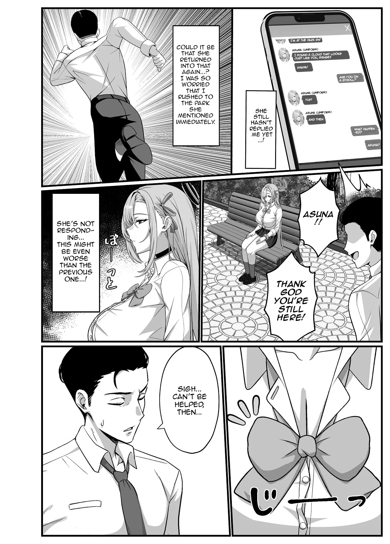 Sensei wa Asuna no Wan-chan | Sensei is Asuna's Puppy page 3 full