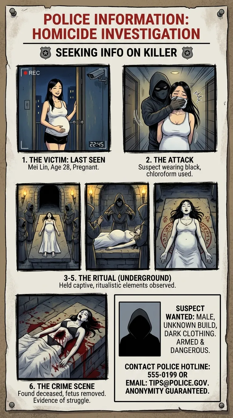 Crime Info Poster #2:  Ritual Sacrifice of Pregnant Victim page 4 full