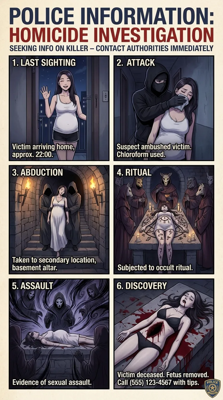 Crime Info Poster #2:  Ritual Sacrifice of Pregnant Victim page 9 full